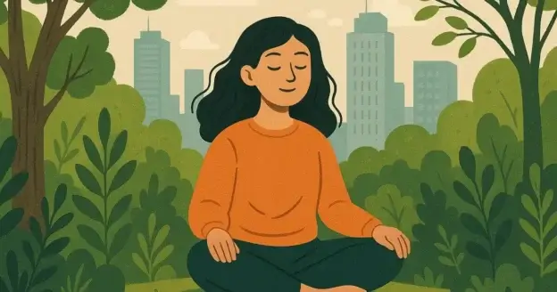 อาบป่าในเมือง: สติบำบัดใจท่ามกลางความวุ่นวาย