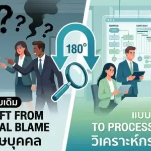 เลิกหาคนผิด แล้วมาหาความถูก: ถอดรหัสการบริหารองค์กรแบบพุทธทาส ที่สร้างทั้งความสุขและการเติบโต