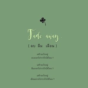 ลบ ลืม เลือน